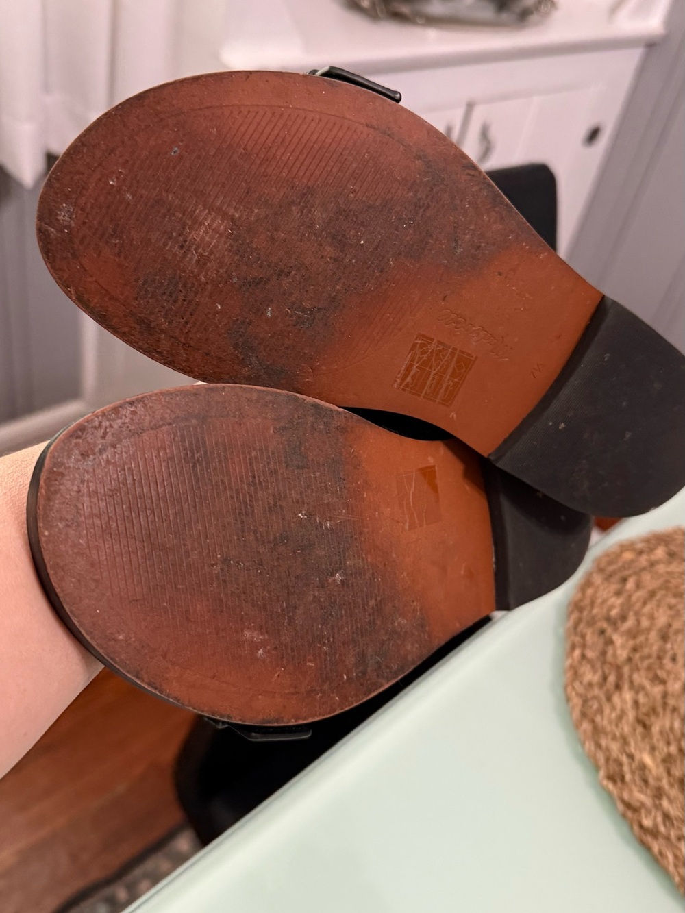 Madewell Women’s Black Buckle Strap Sandals - Picture 4 of 5